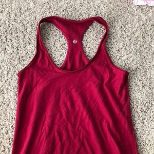 Dark pink lululemon tank